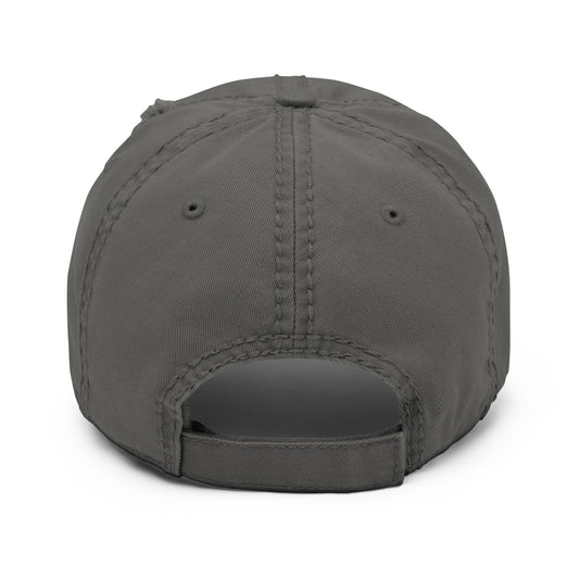 Casquette effet usé GORILLE Gris Charbon - vue de dos - accessoire streetwear premium