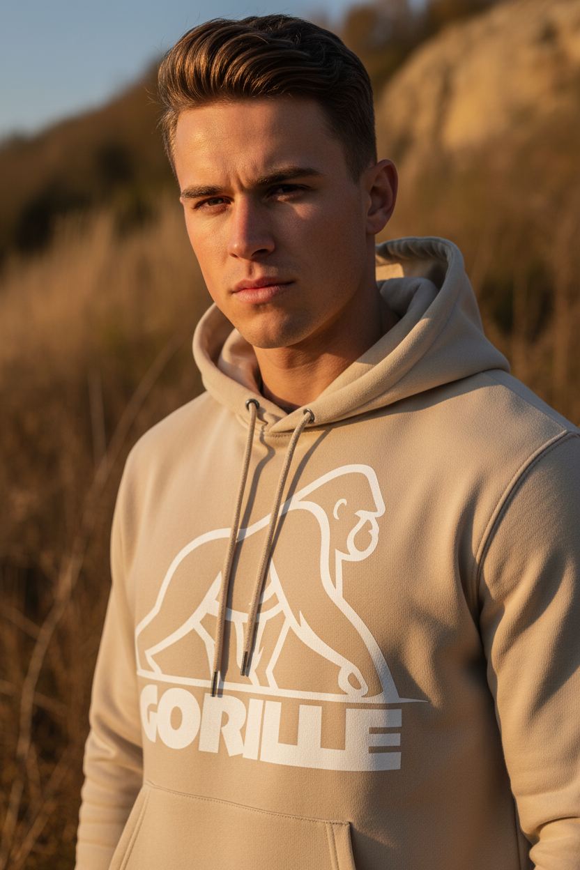 Hoodie Organique - GORILLE