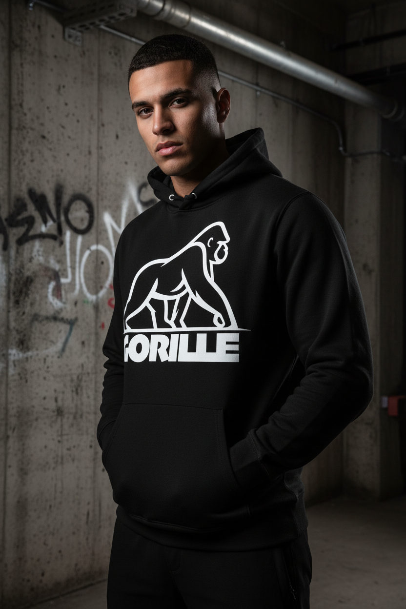 Hoodie Organique - GORILLE