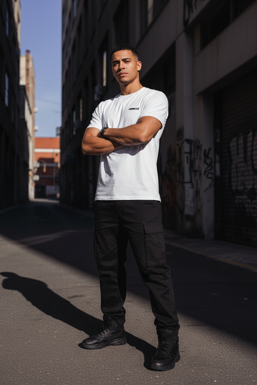 T-shirt Blanc - Plan Large