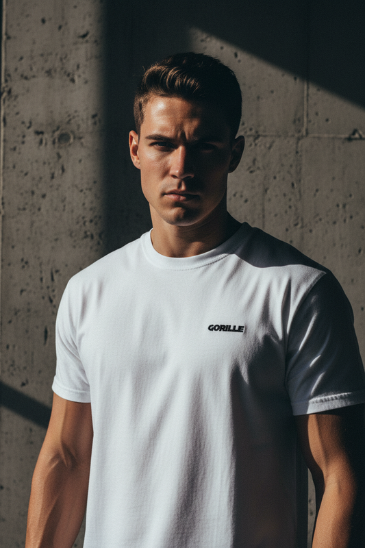T-shirt Blanc - Plan Serré