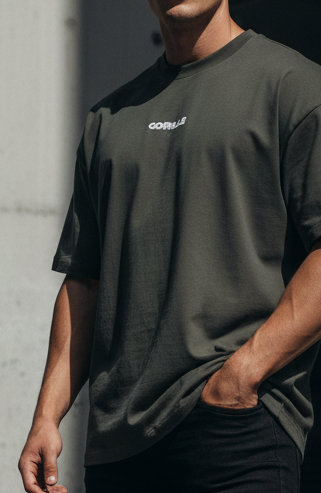 T-shirt Oversize Noir Vintage